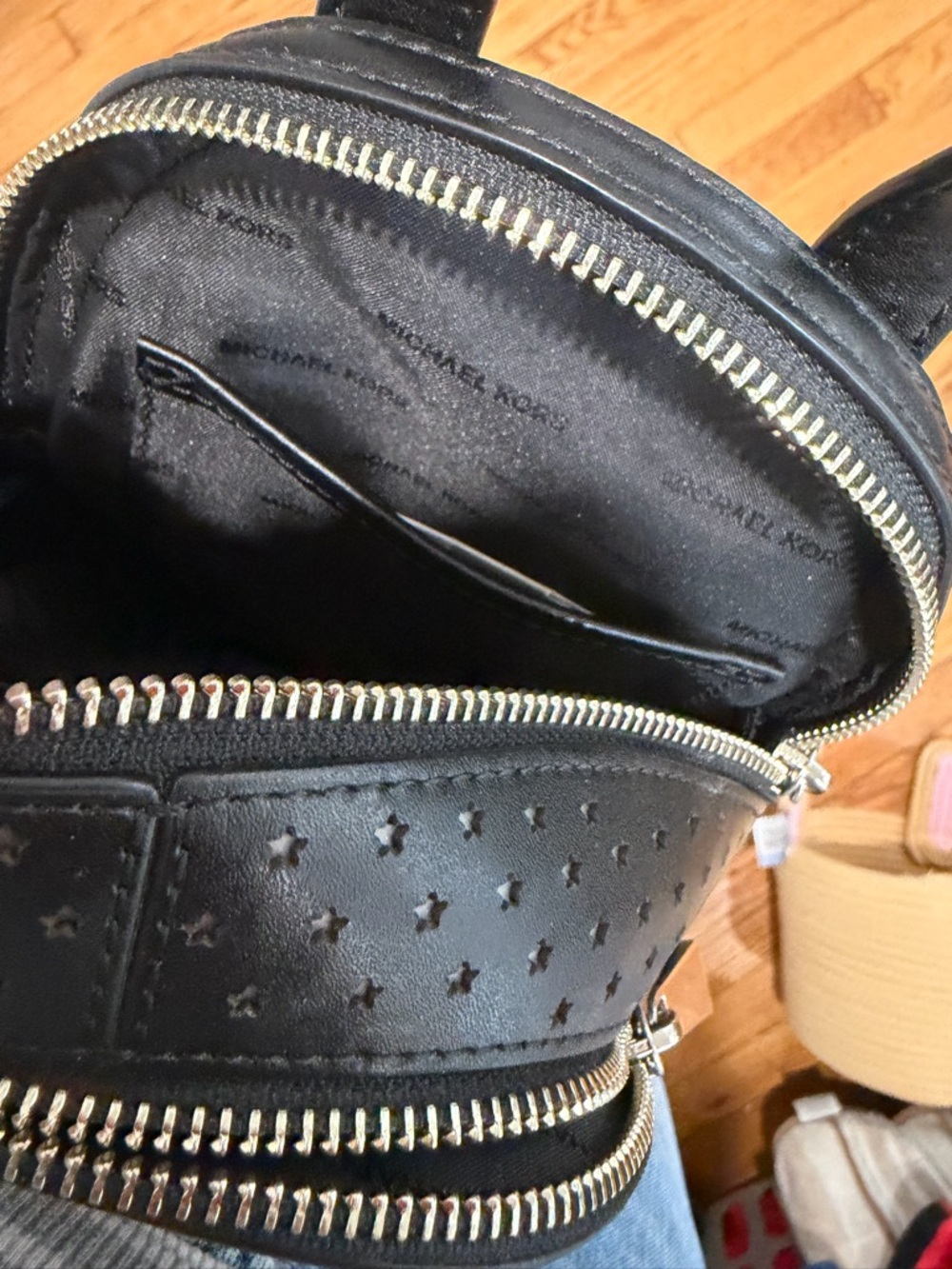 Michael Kors Stars Mini Backpack Like New - Picture 7 of 7